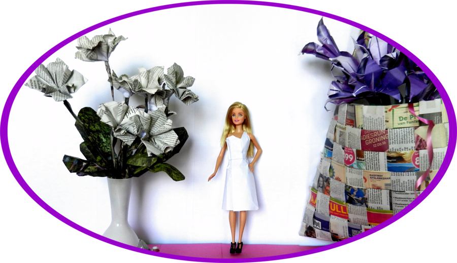 Origami flowers fashion