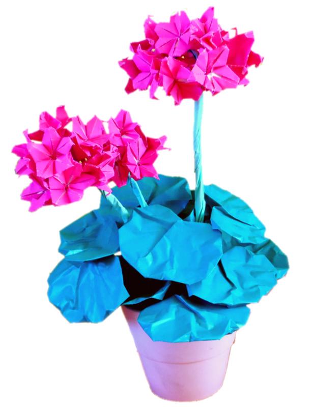 Origami Geranium