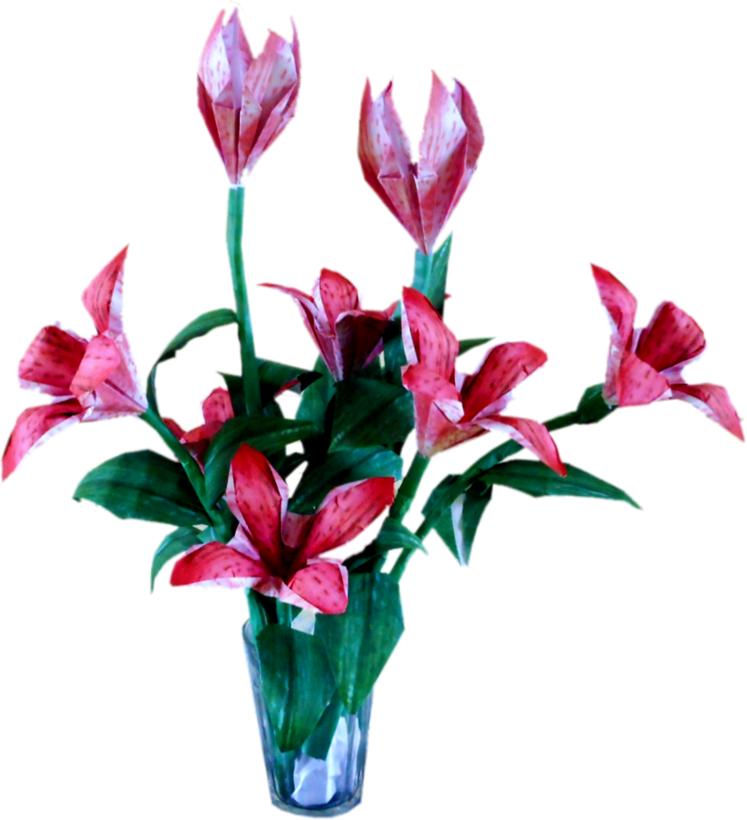 Origami Oriental Lily