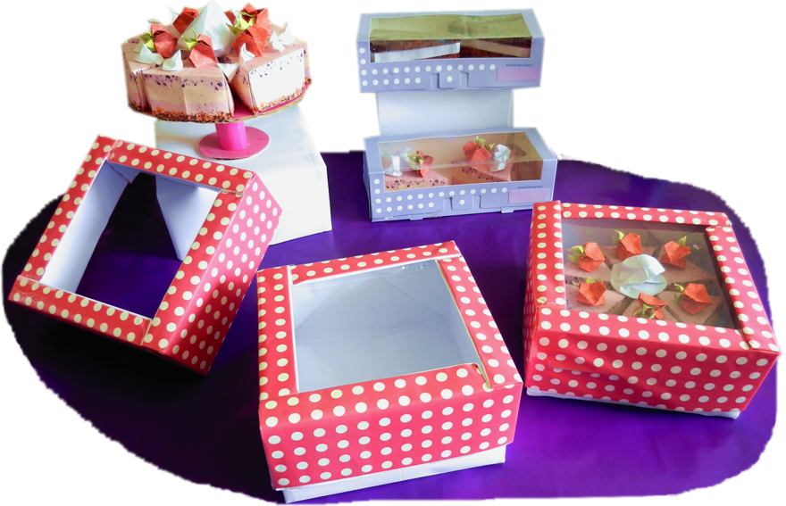 Origami Cake Boxes