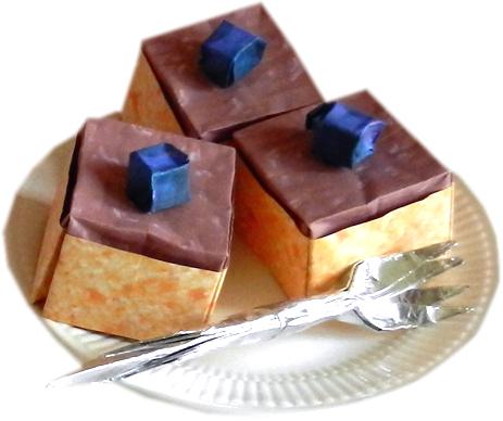 Origami Sponge Cakes