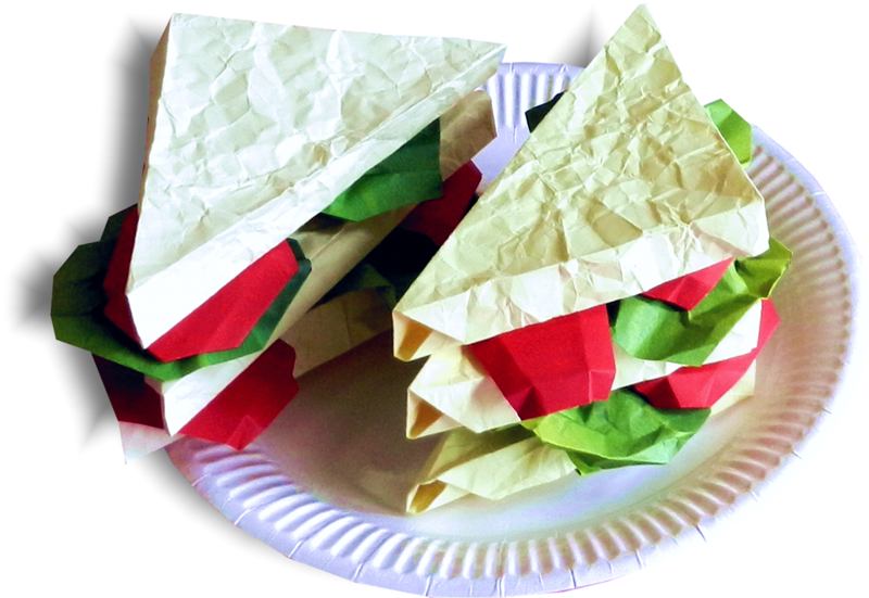 Origami Club Sandwich