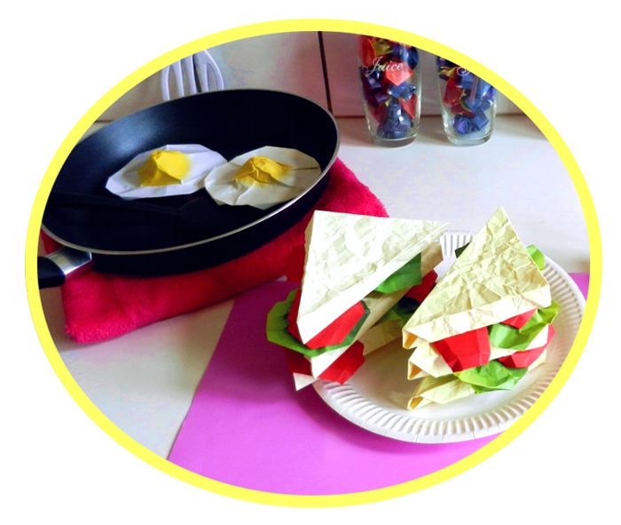 Origami Club Sandwich