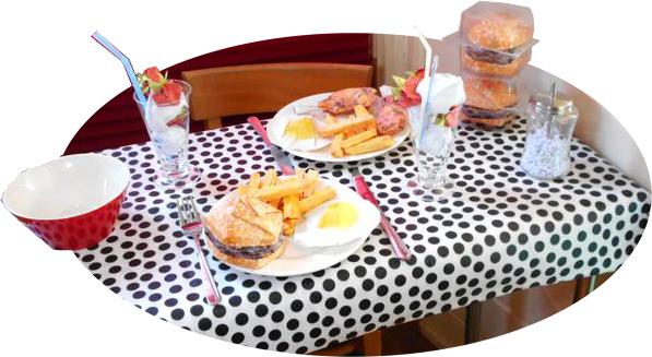 Jaren 50 eettafel