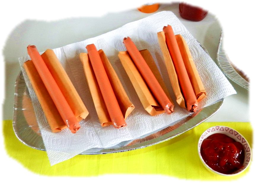 Origami Hotdogs