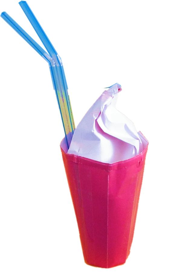 Origami milkshake