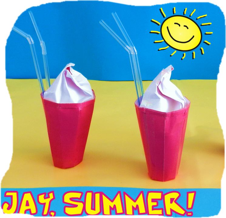 Origami milkshakes