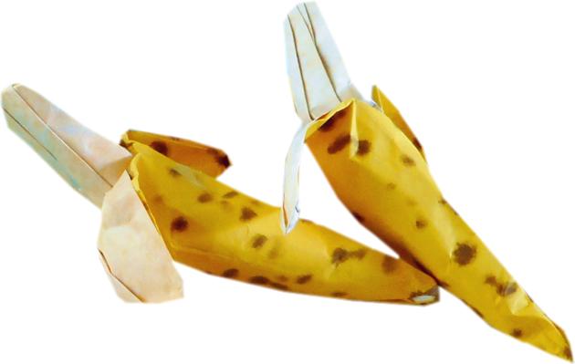 Origami Bananas