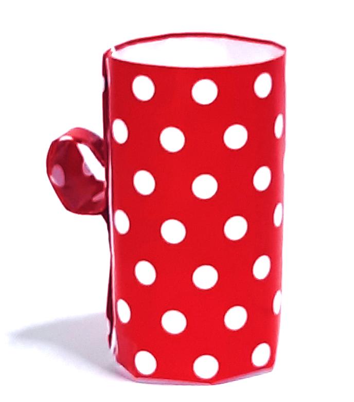 Polkadots beker van papier