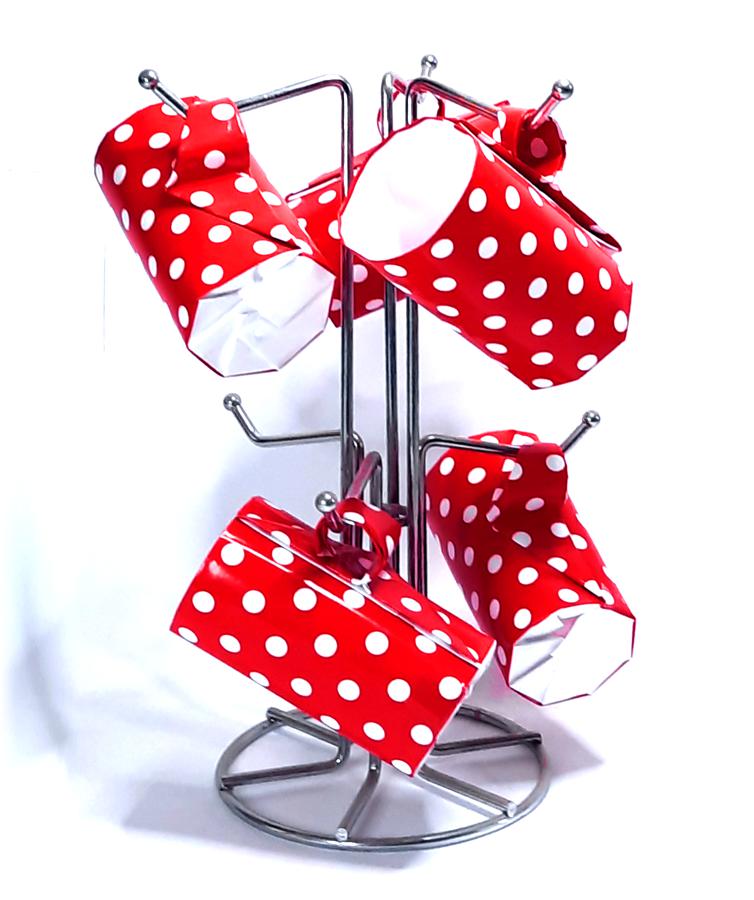 Polkadots bekers van papier