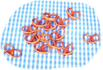 Pretzel koekjes clip art