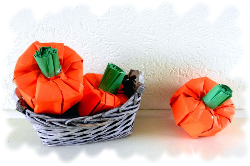 Origami Pumpkins