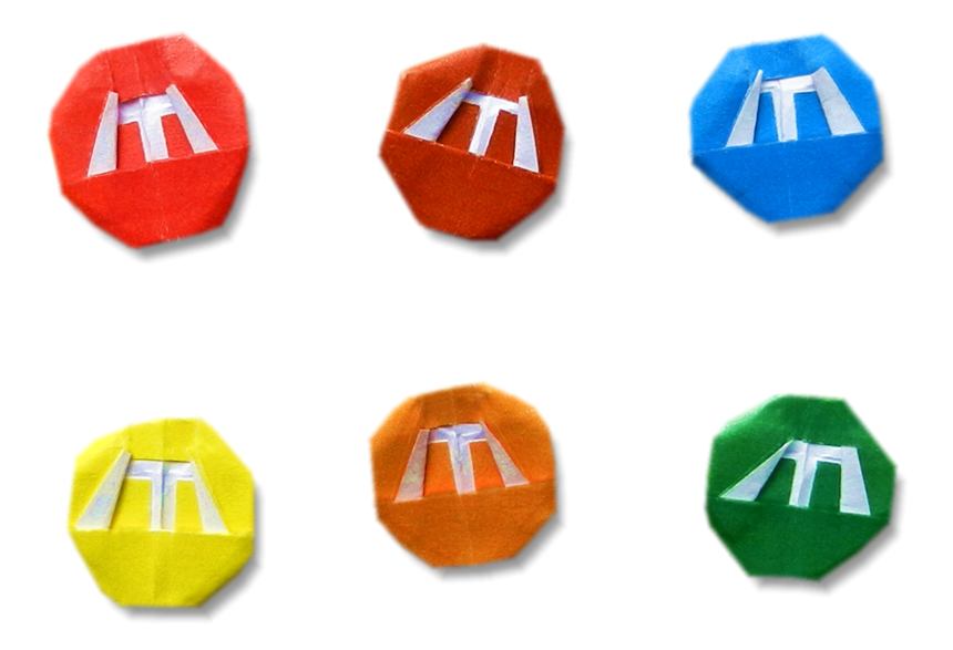 Origami M en M's Origami M en M's