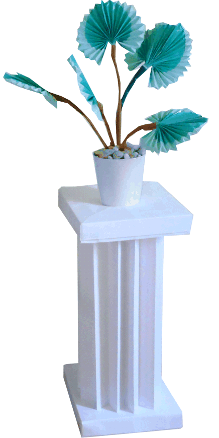 Griekse decoratie zuil Griekse decoratie zuil
