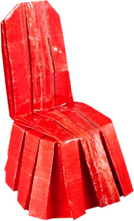 Origami stoel Origami stoel
