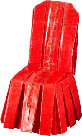 Origami stoel Origami stoel