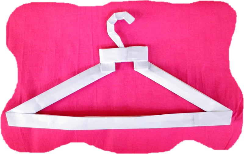 Origami Clothes Hanger Origami Clothes Hanger