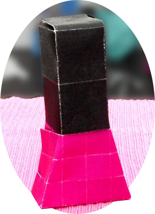 Origami Nail Polish Bottle Origami Nail Polish Bottle