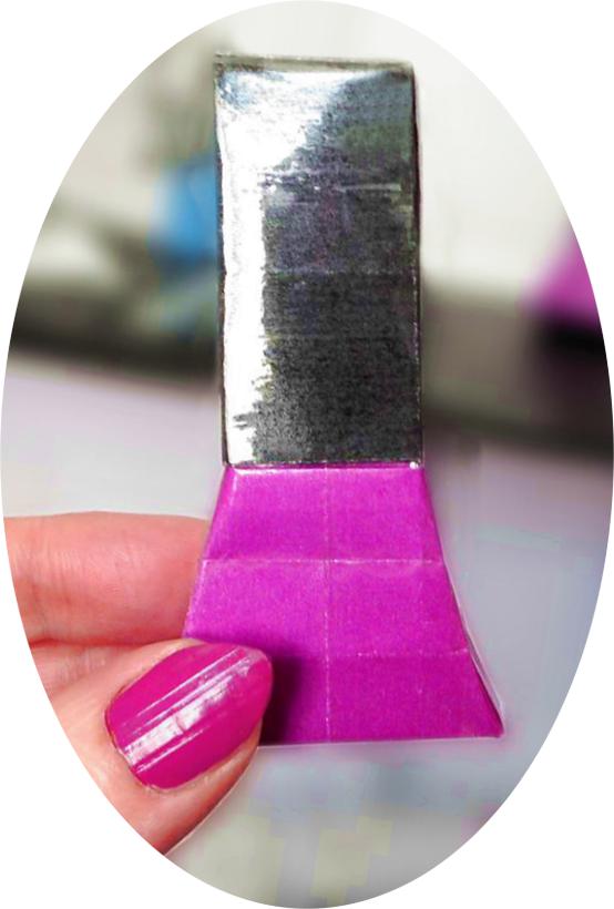 Origami Nail Polish Bottle Origami Nail Polish Bottle