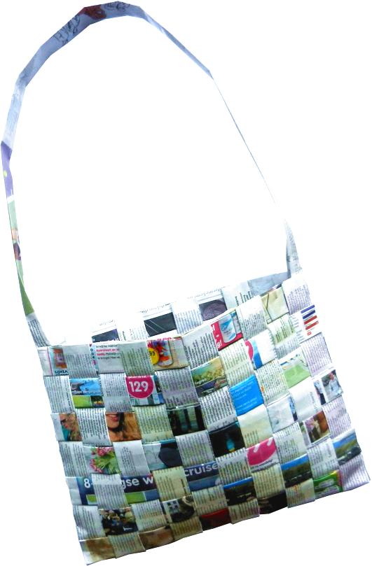 Newspaper woven Bag