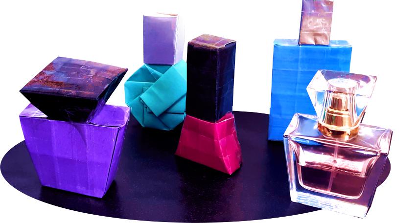 Origami Perfume Bottles Origami Perfume Bottles