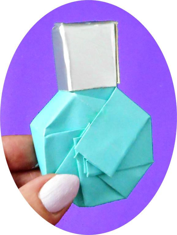 Origami Perfume Bottle Origami Perfume Bottle