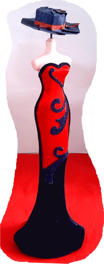 Doll Mannequin with Spanish Hat Doll Mannequin with Spanish Hat