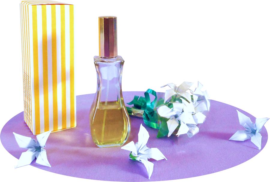 Perfume Bottle with Origami Flowers Perfume Bottle with Origami Flowers
