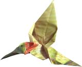 Origami Hummingbird