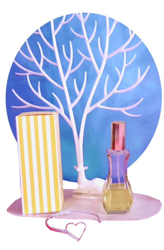Parfum en sieradenrek Parfum en sieradenrek