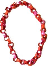 Dikke ketting van papier Dikke ketting van papier