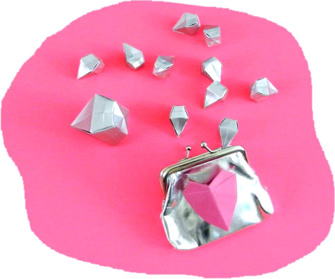 Origami diamanten Origami diamanten