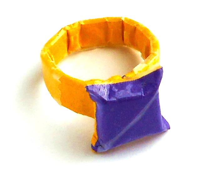 Origami ring Origami ring