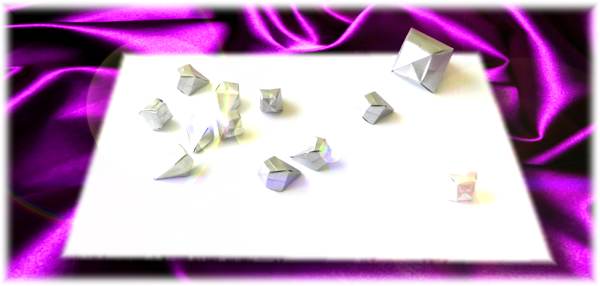 Origami diamanten Origami diamanten