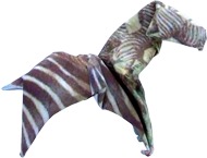 Origami Zebra