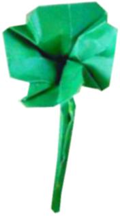 Klavertje vier van papier Klavertje vier van papier