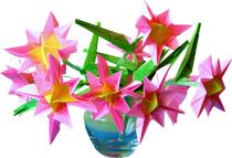 Origami flowers