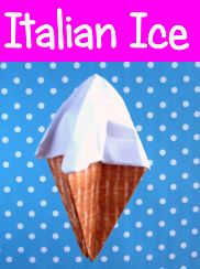 Origami icecream