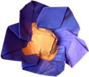 Origami flower