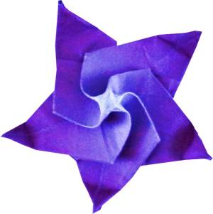 Origami Swirled Flower