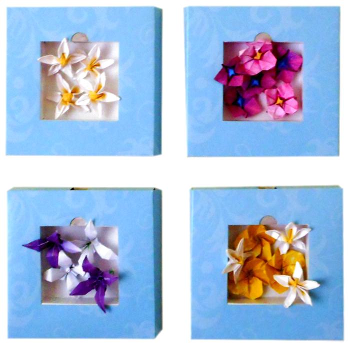 Origami bloemen