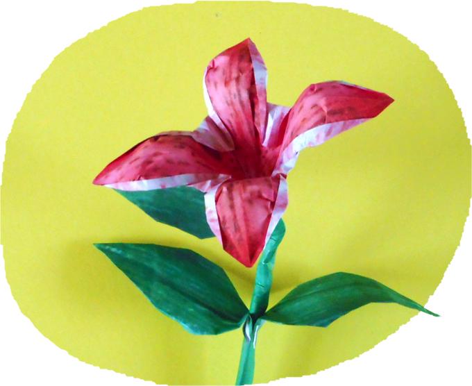 Origami Oriental Lily