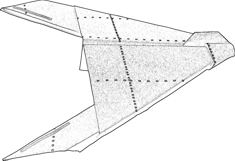 tekening van een stealth bombardeer vliegtuig tekening van een stealth bombardeer vliegtuig