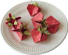 Origami Strawberries