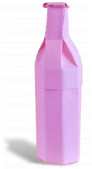 fles van papier fles van papier
