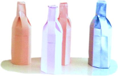 Origami Bottles