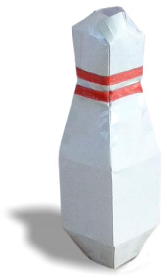 Origami Bowling Pin