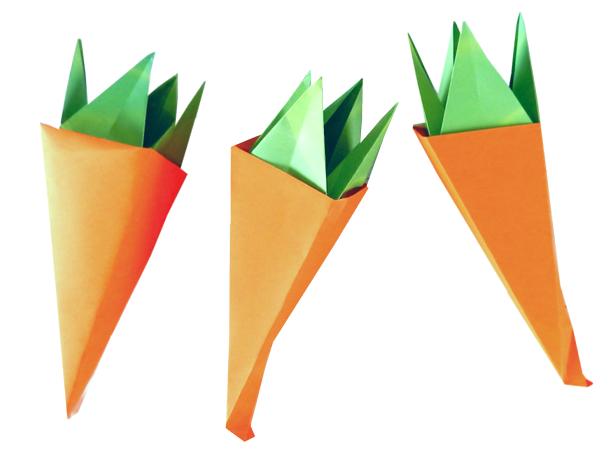 doosjes in de vorm van een wortel doosjes in de vorm van een wortel