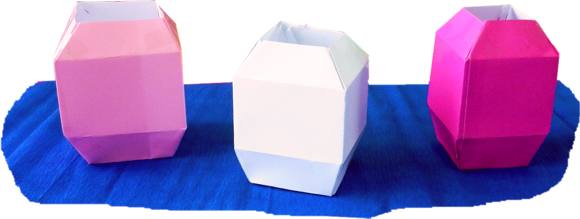 vaasjes van papier vaasjes van papier