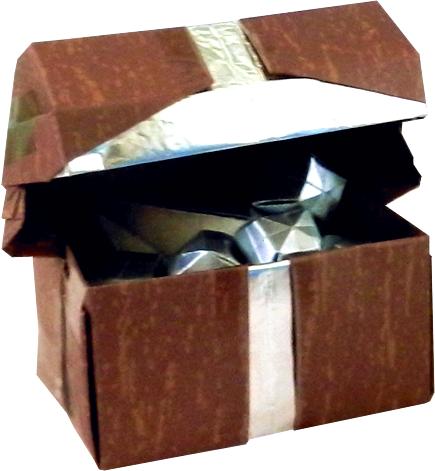 schatkist van papier schatkist van papier